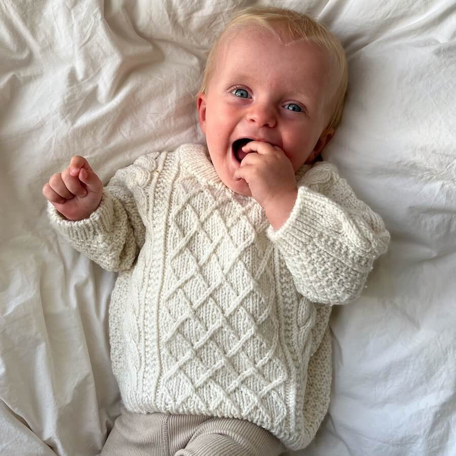Opskrift på Moby Sweater Baby