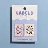 Labels, Perfectly imperfect - 6 stk