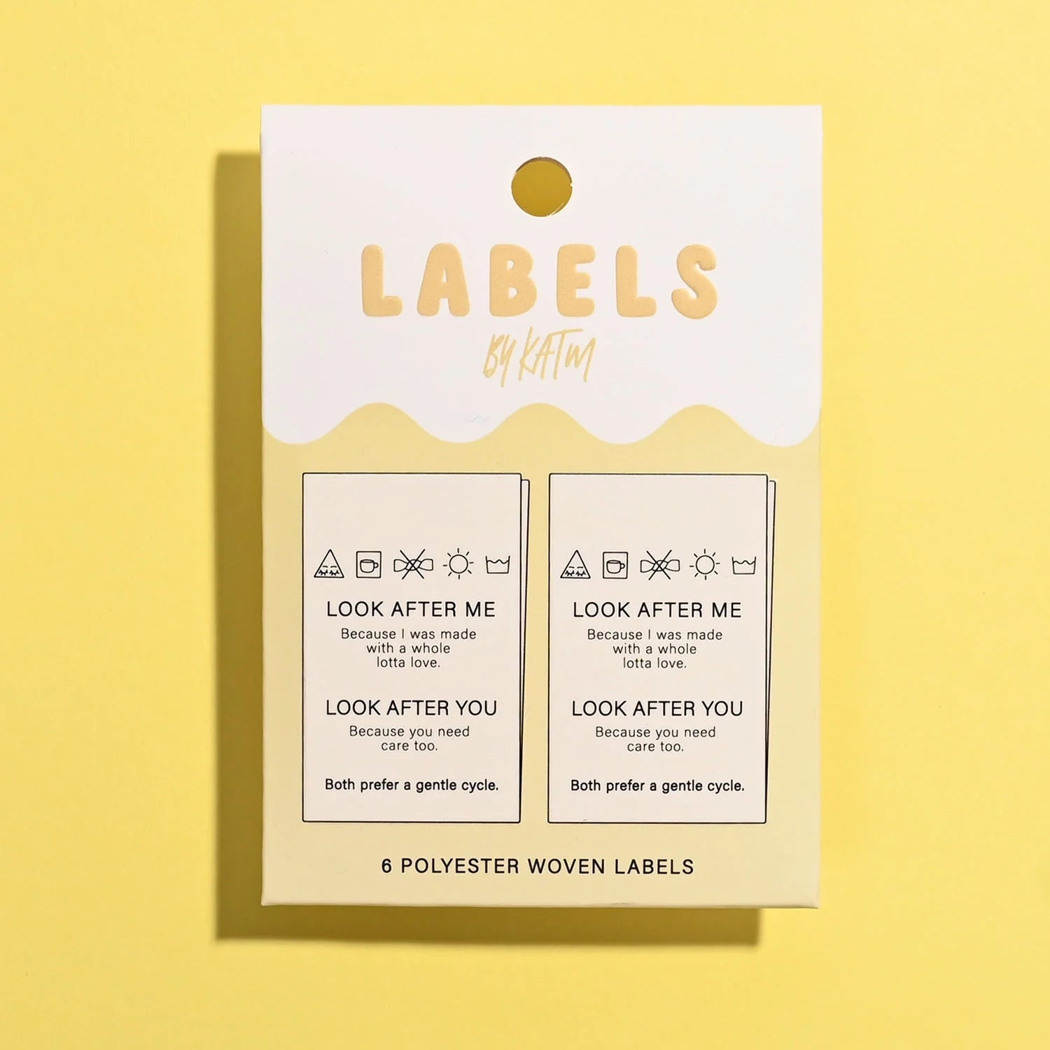 Labels, Look after me, look after you - 6 stk