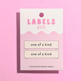 Labels, One of a kind - 6 stk