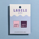 Labels, Aunty Made It - 6 stk