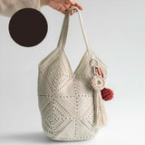 Kit til Olio Motif Bag, mørk brun