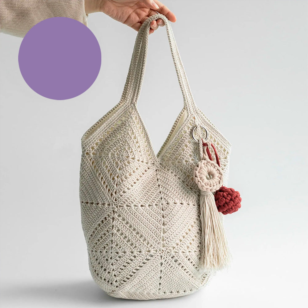 Kit til Olio Motif Bag, lilla