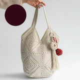 Kit til Olio Motif Bag, aubergine