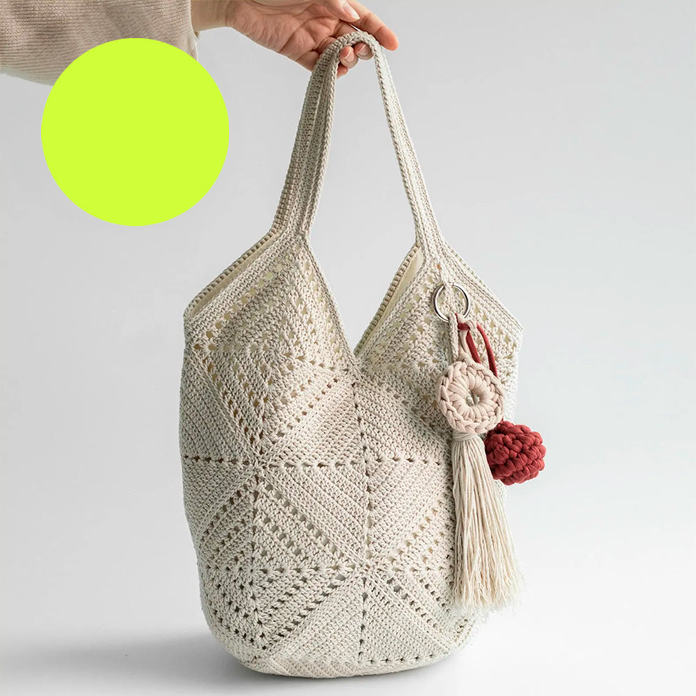 Kit til Olio Motif Bag, neongul