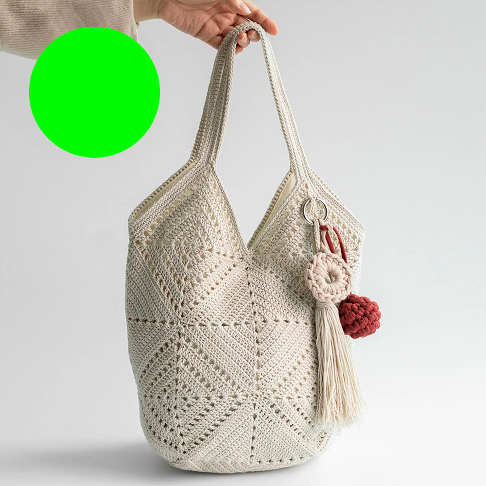 Kit til Olio Motif Bag, neongrøn