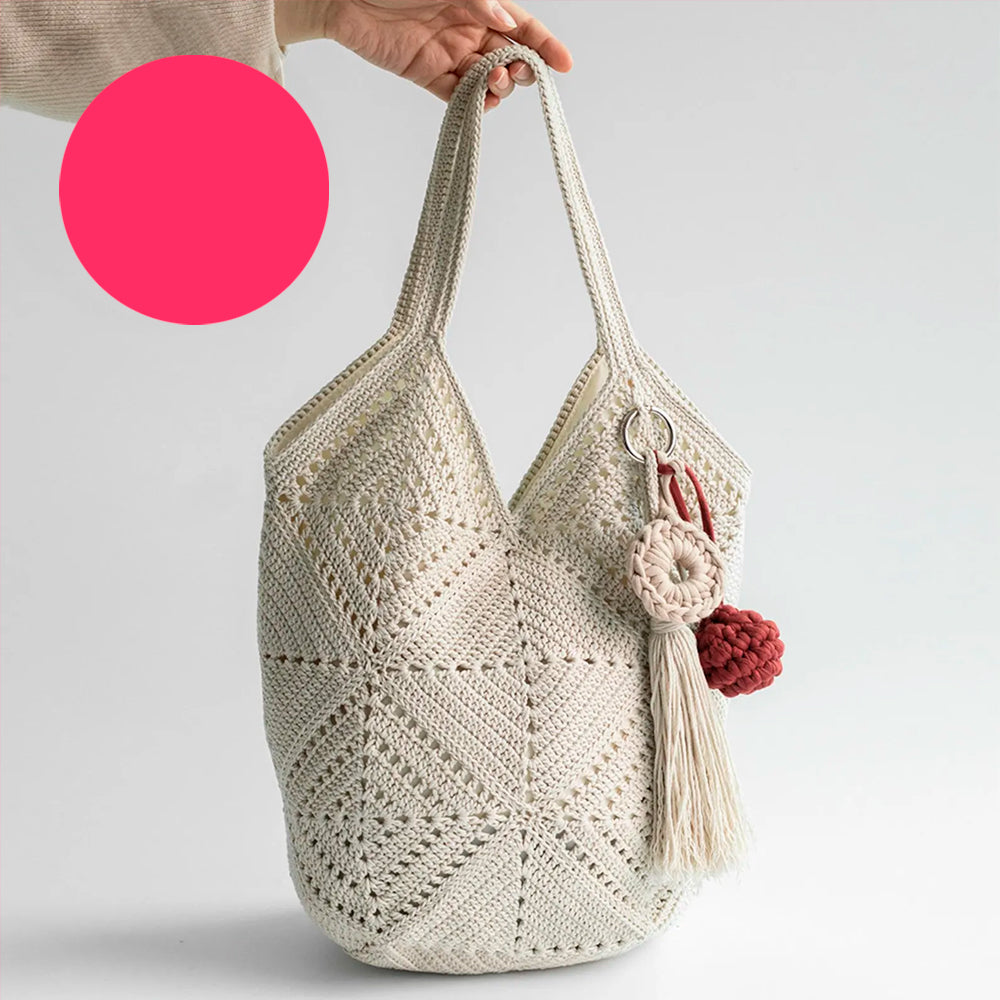 Kit til Olio Motif Bag, neonpink