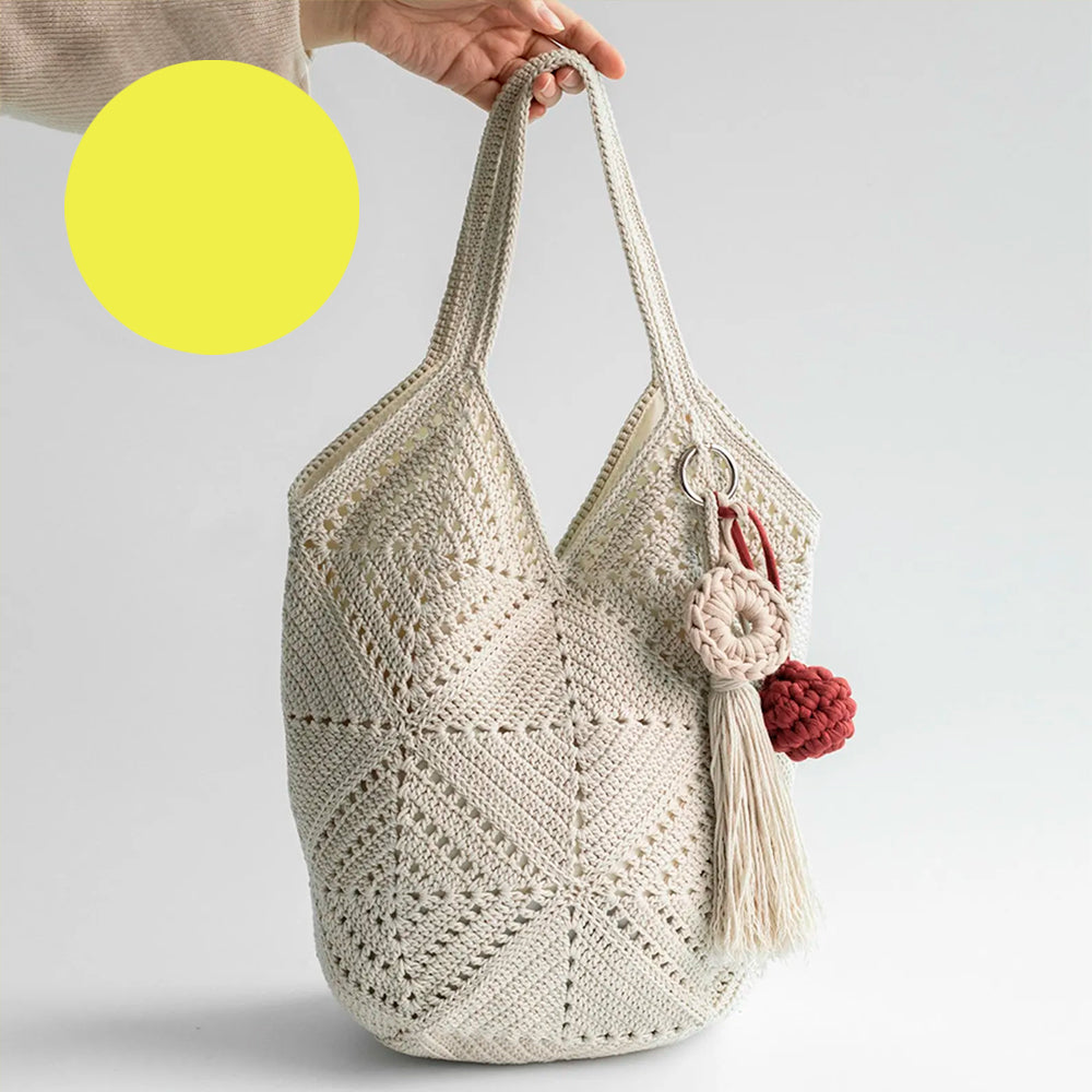 Kit til Olio Motif Bag, citrongul