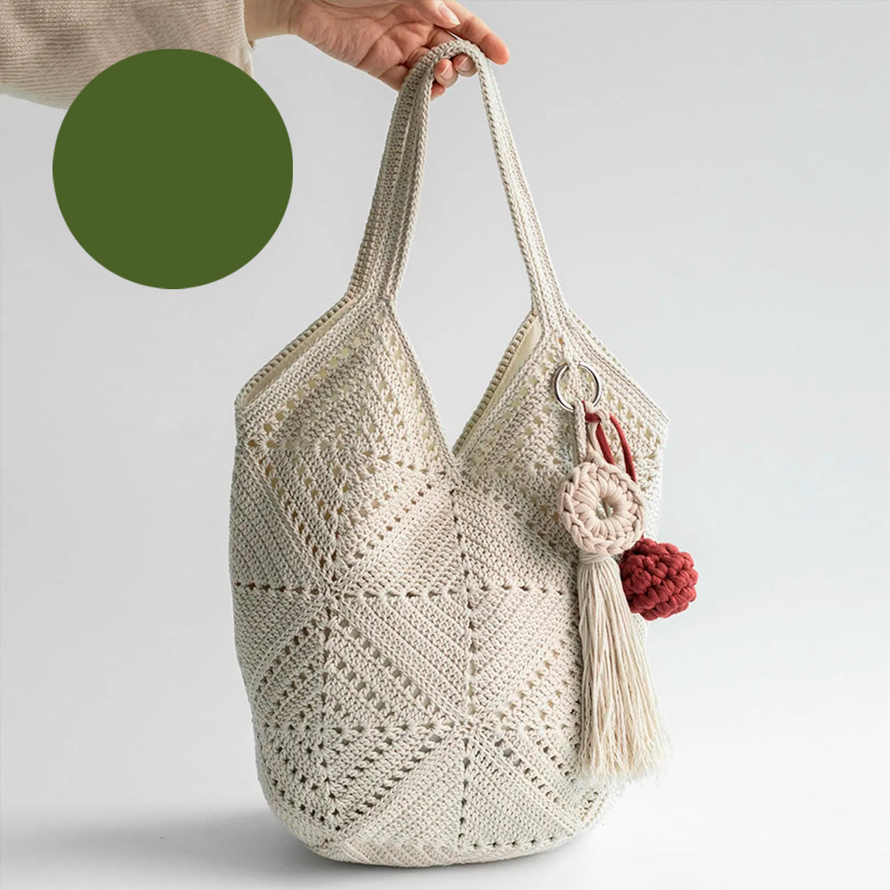 Kit til Olio Motif Bag, mørk oliven