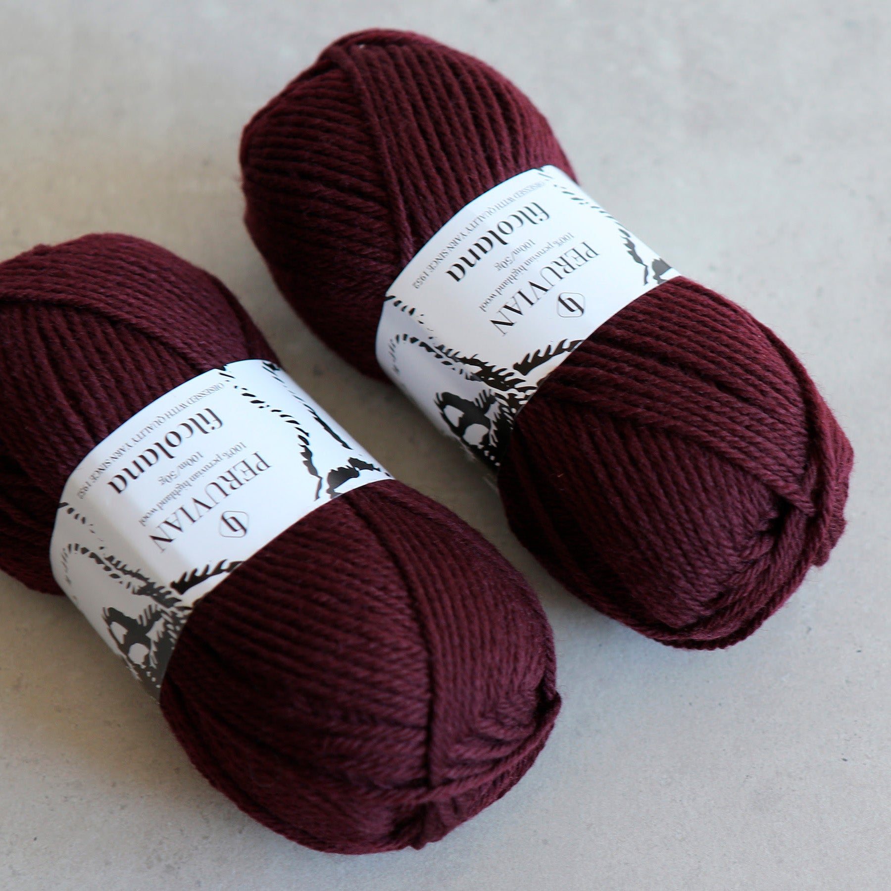 Peruvian Highland Wool dark bordeaux [382]