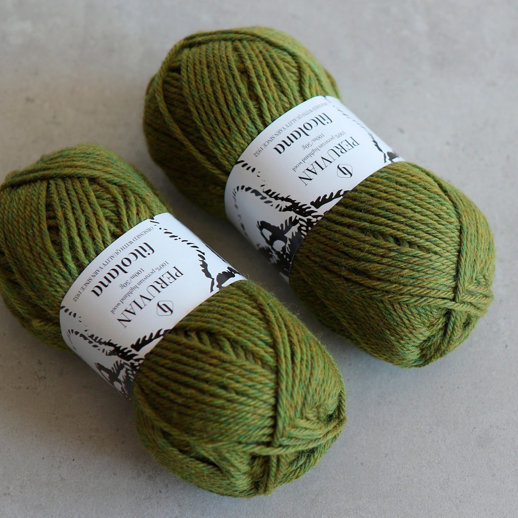 Peruvian Highland Wool avocado melange [809]