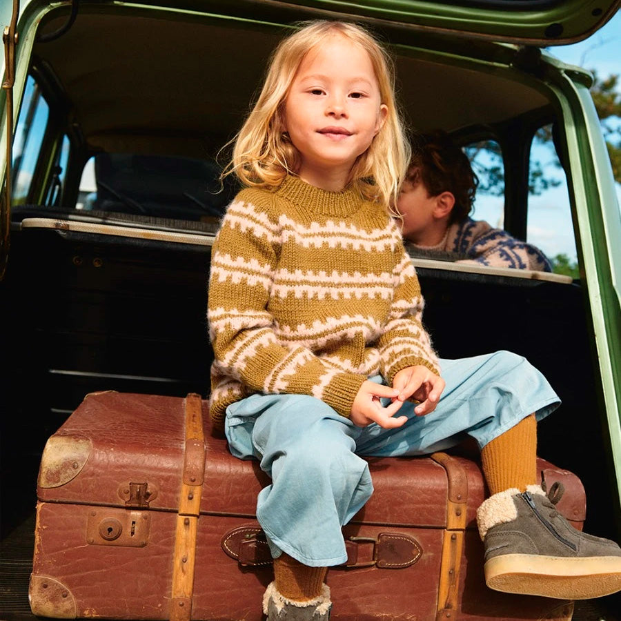 Opskrift på Ridge Sweater Junior