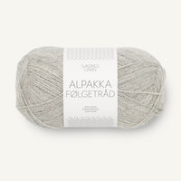 Alpakka Følgetråd lys grå melange [1032]