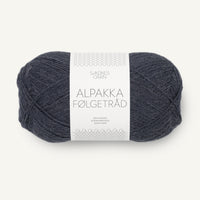 Alpakka Følgetråd mørk gråblå [6581]