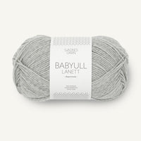 Babyull Lanett lys grå melange [1022]