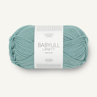 Babyull Lanett støvet aqua [6841]