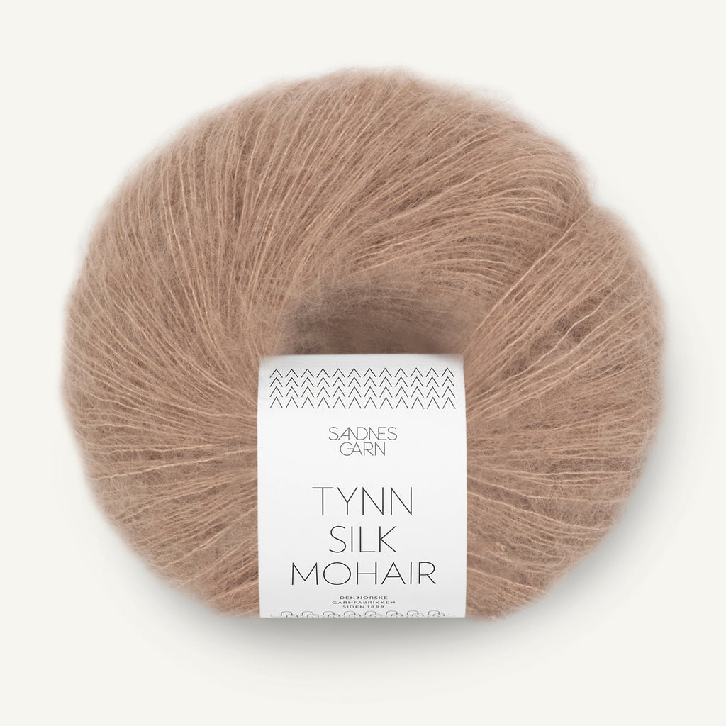 Tynn Silk Mohair lys agern [3041]