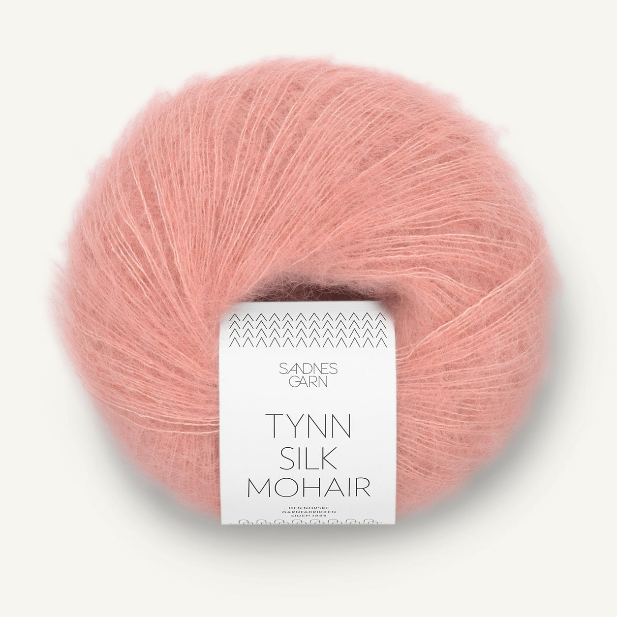 Tynn Silk Mohair ferskenblomst [4033]