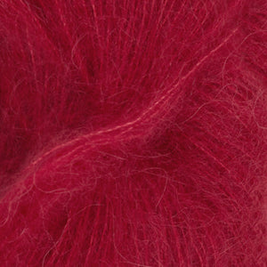 Tynn Silk Mohair dyb rød [4236]