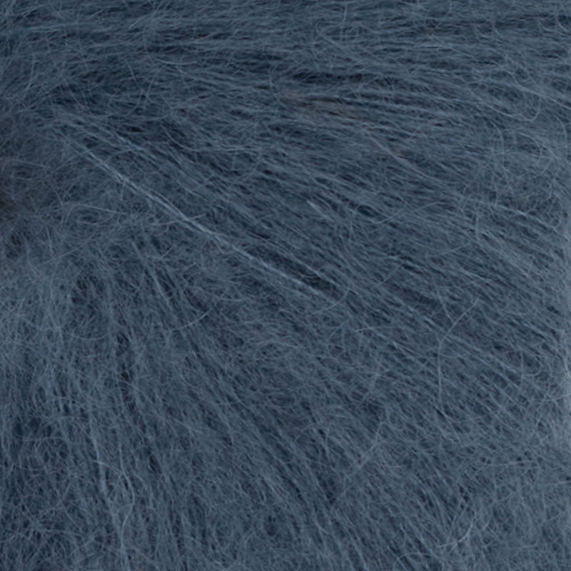 Tynn Silk Mohair dyb blå [6081]