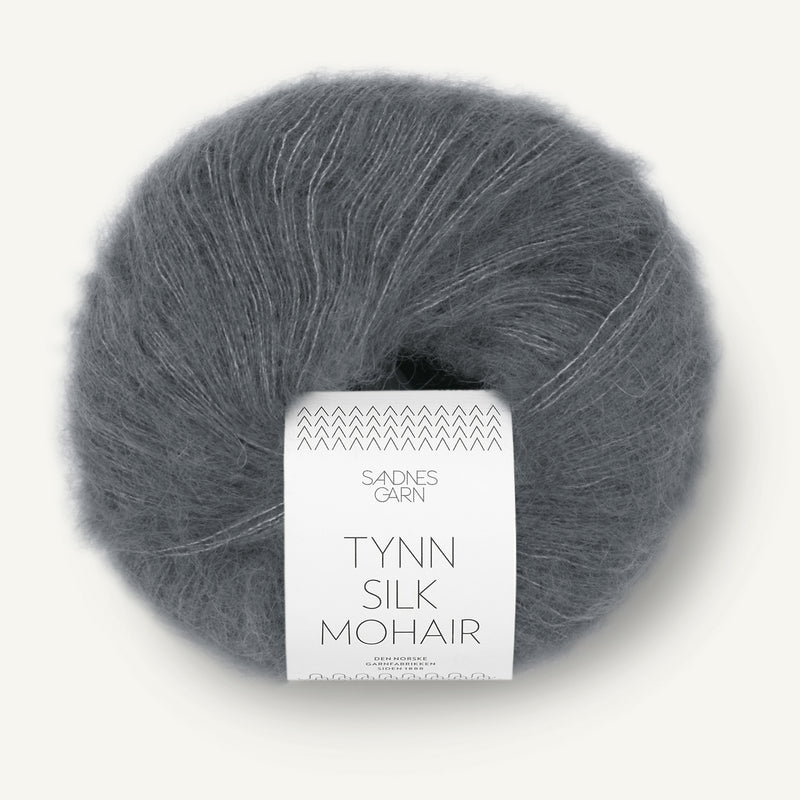 Tynn Silk Mohair stålgrå [6707]