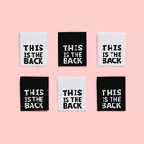 Labels, This is the back - 6 stk