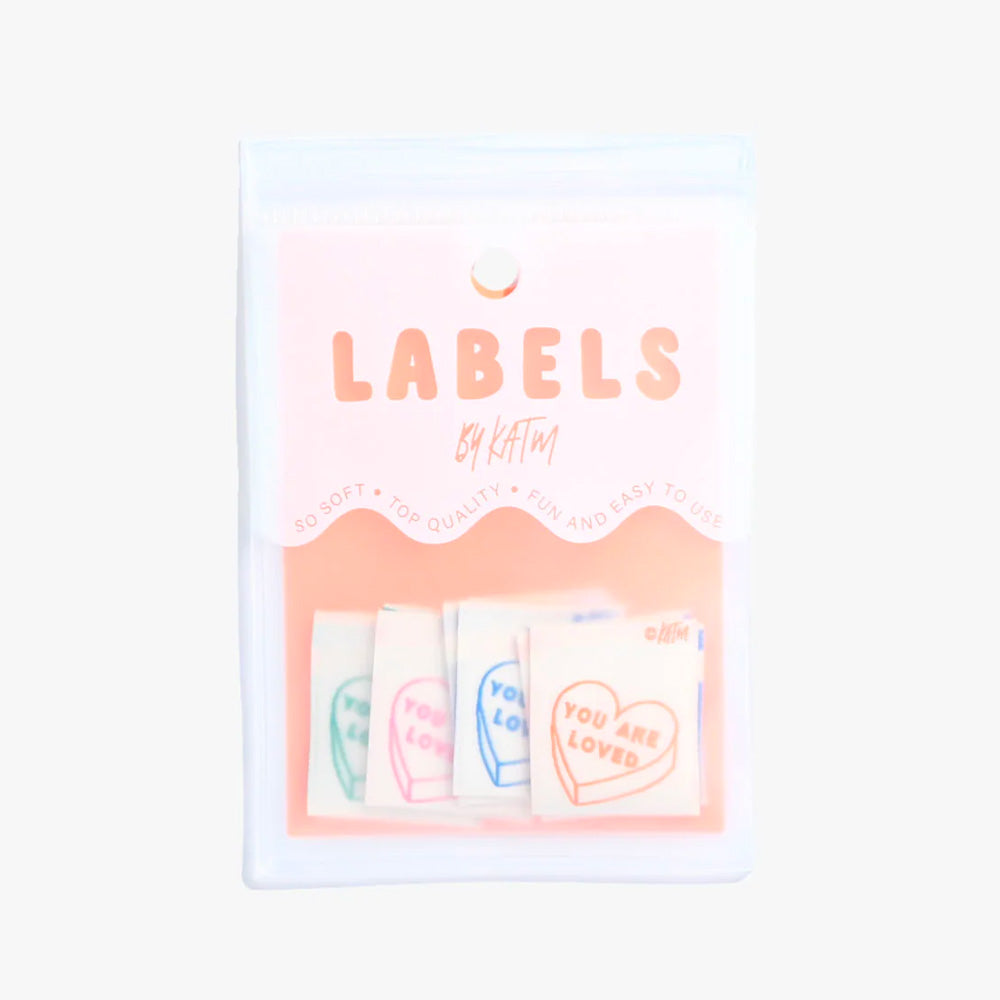 Labels, You are loved - 6 stk