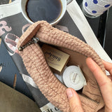 PetiteKnit Knitter's Tool Clutch - praliné seersucker