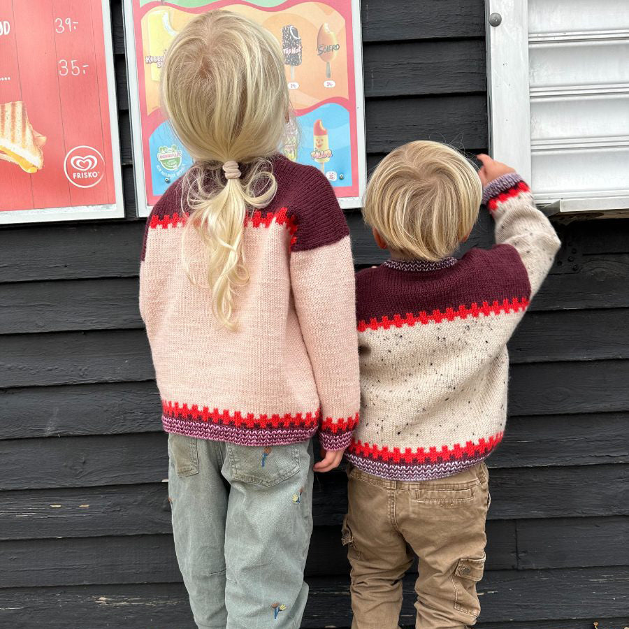 Opskrift på Cross Sweater Junior