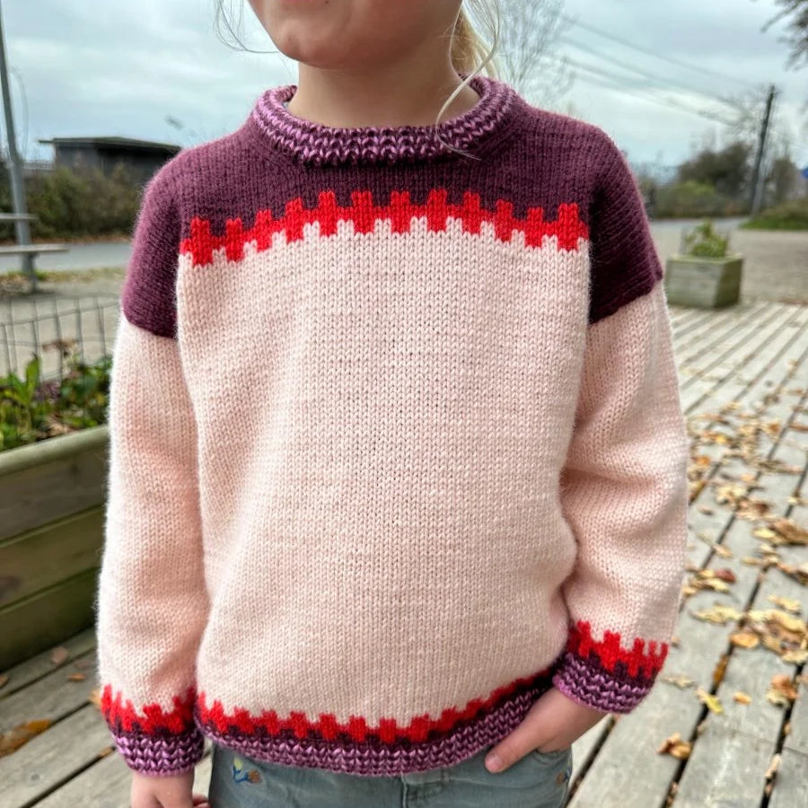 Opskrift på Cross Sweater Junior