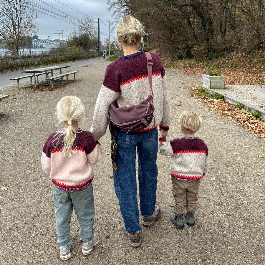 Opskrift på Cross Sweater Junior