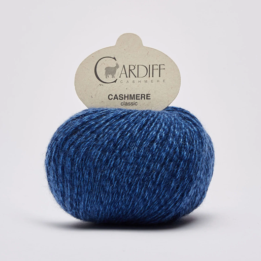 Cardiff Cashmere Classic blu notte [557]