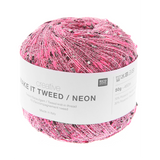 Make it tweed neon fuchsia