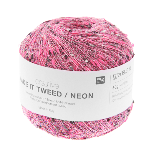 Make it tweed neon fuchsia