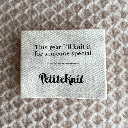 Label, This year I'll knit it for someone special
