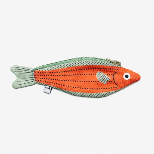 Fiskepung Musketerfisk, orange